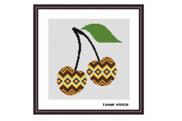 A Designer's Review of the Aztec Ornament Cherry Cross Stitch Pattern