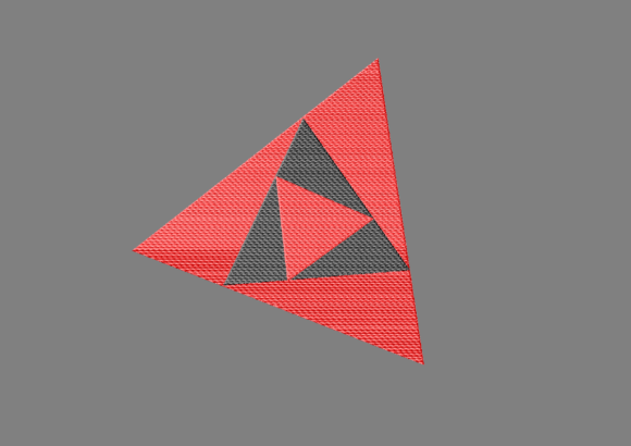 A Designer's Review: Triangle Embroidery for Boutique Sweatshirts