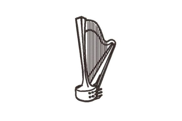 A Harp Embroidery Design Review for Craft Fair Success