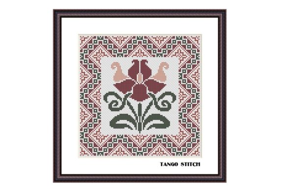 A Professional Review of the Art Nouveau Flower Cross Stitch
