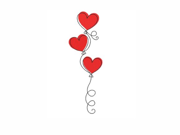 Beyond Valentine's Day: A Designer's Take on the Balloons Embroidery Design