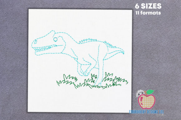 Dinosaur in the Forest Embroidery: A Designer's Honest Review