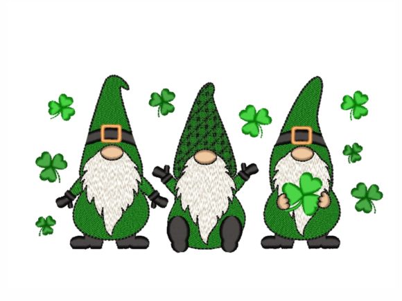 Saint Patrick's Day Gnomes: A Designer's Embroidery Review