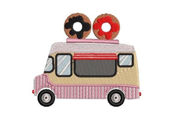 Sweet Success: Why the Donut Truck Embroidery Design Delivers