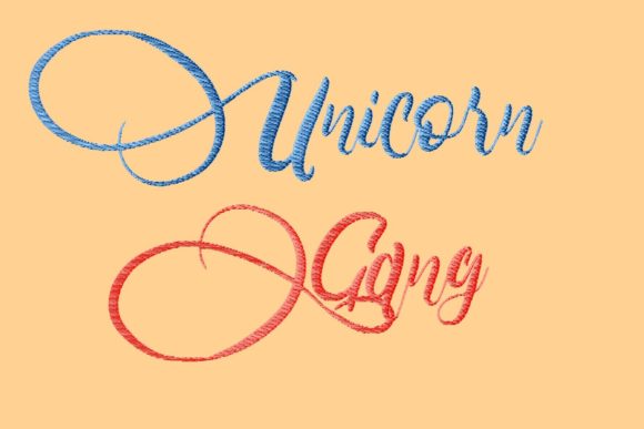 Unicorn Gang Lettering: A Boutique Sweatshirt Design Review